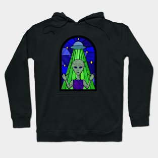 Stained Glass Alien Hoodie